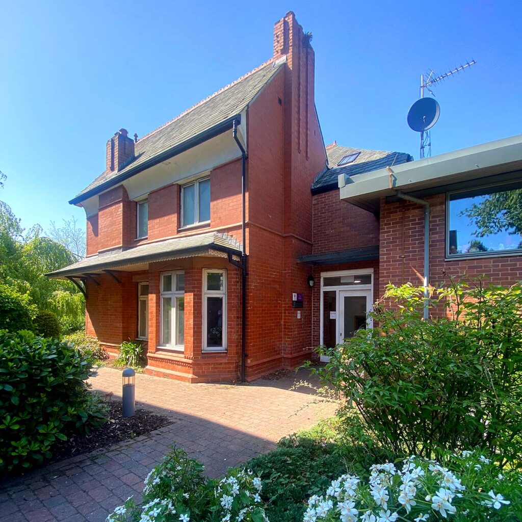 An external view of The Hollies.