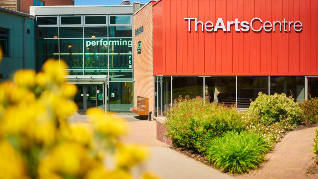 The outside of The Arts Centre.